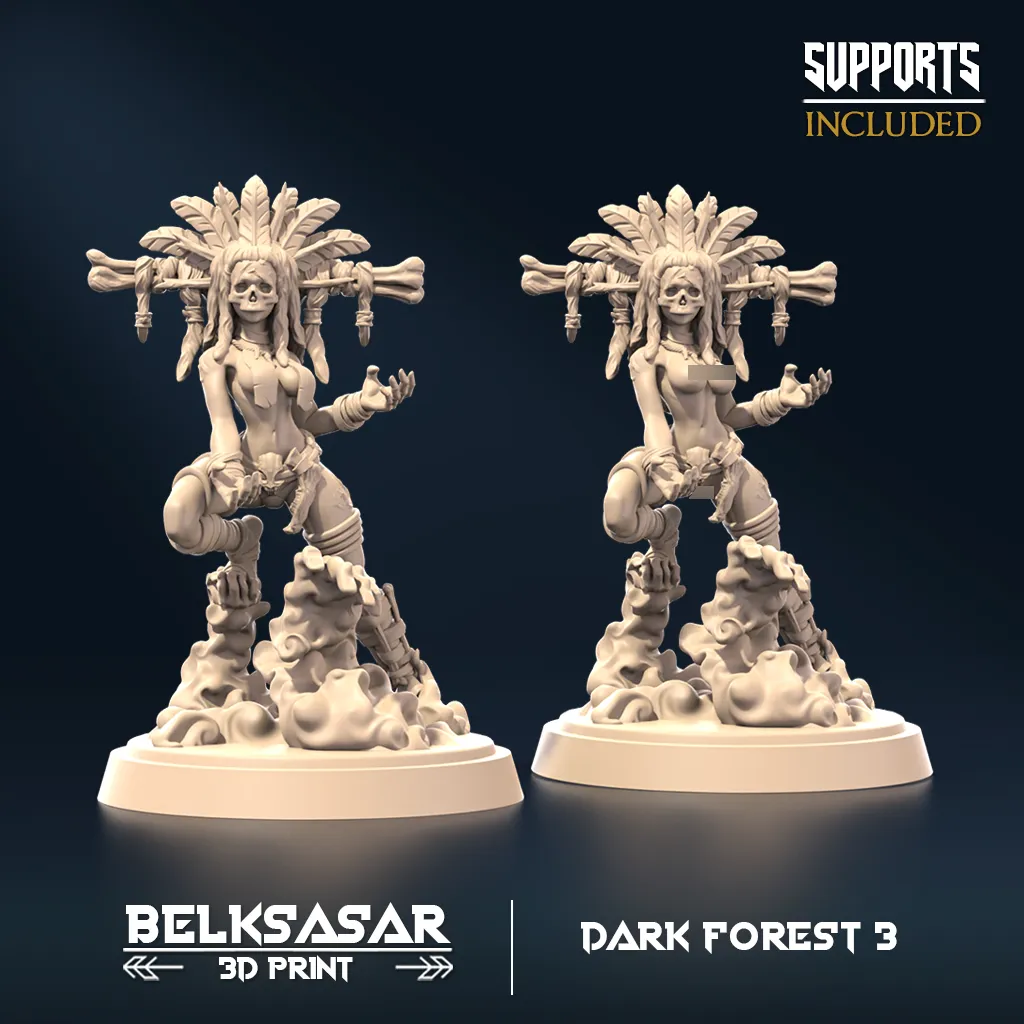 Forest Mistcaller B Nude and Normal