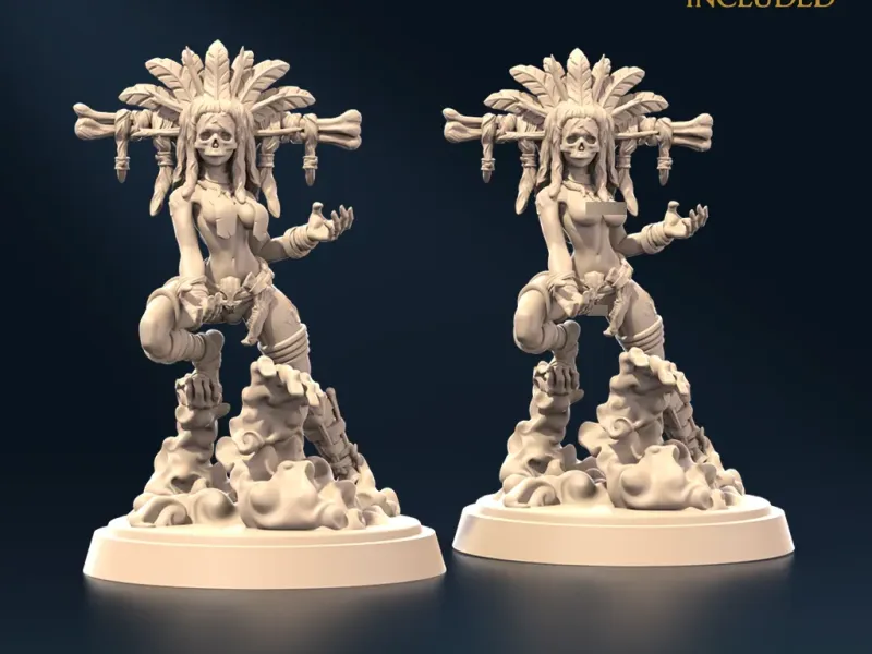Forest Mistcaller B Nude and Normal