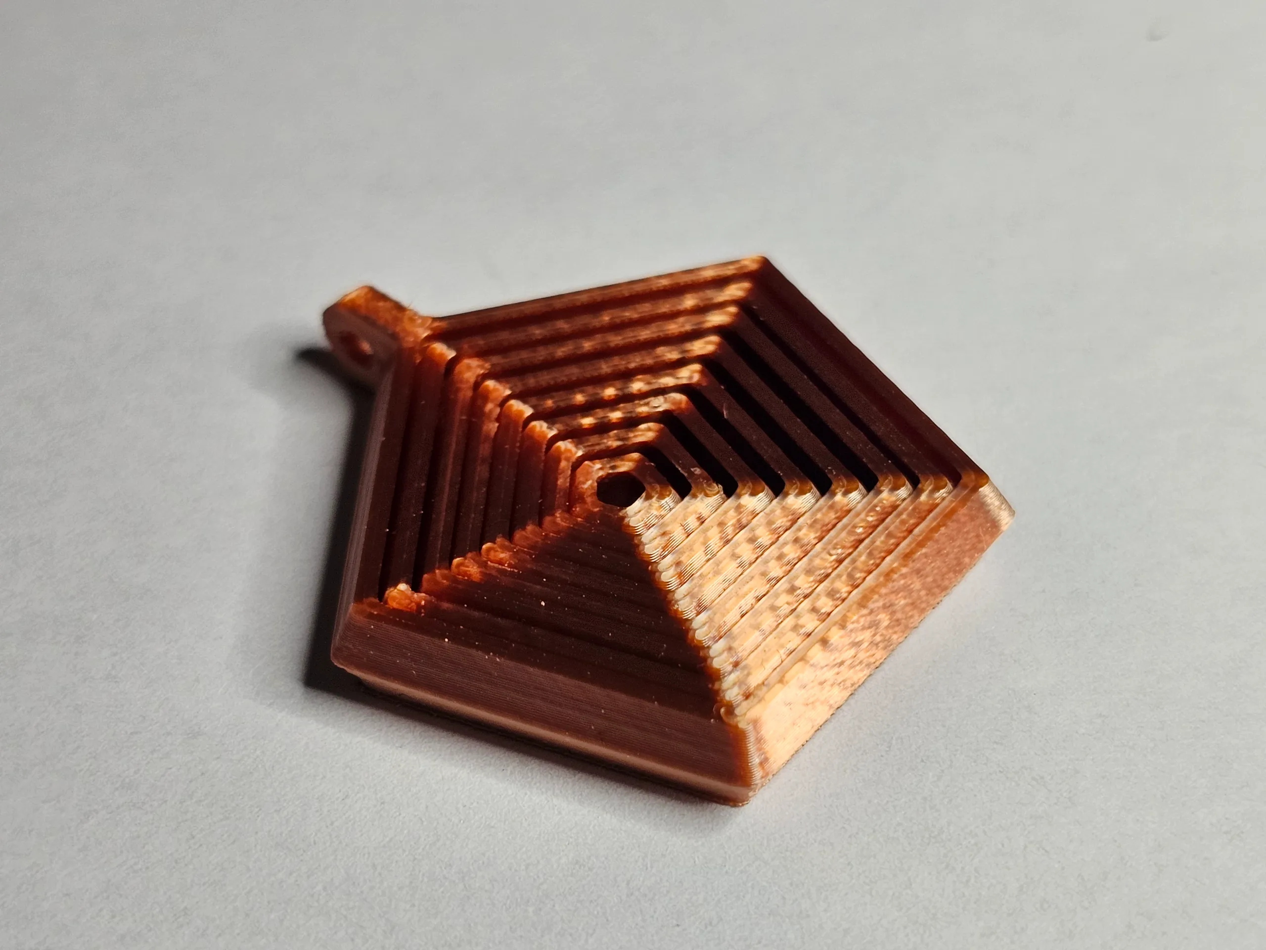Hex Keychain - Lifestyle - PLA - 3D printed product - фото 7