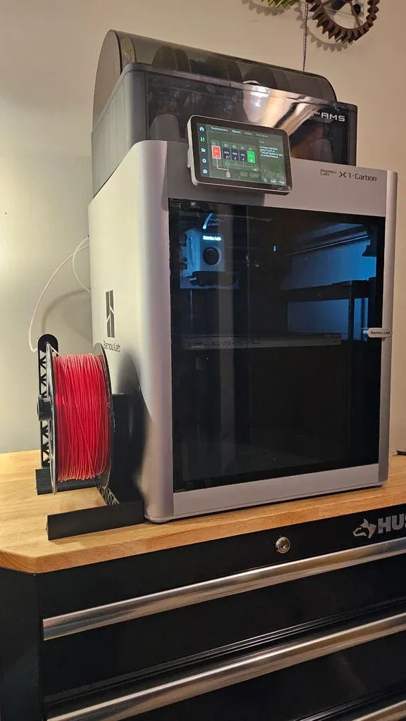 External Spool Holder with optional PTFE tube holder