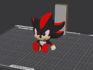 Shadow the Hedgehog Knitted - Crochet - Sonic