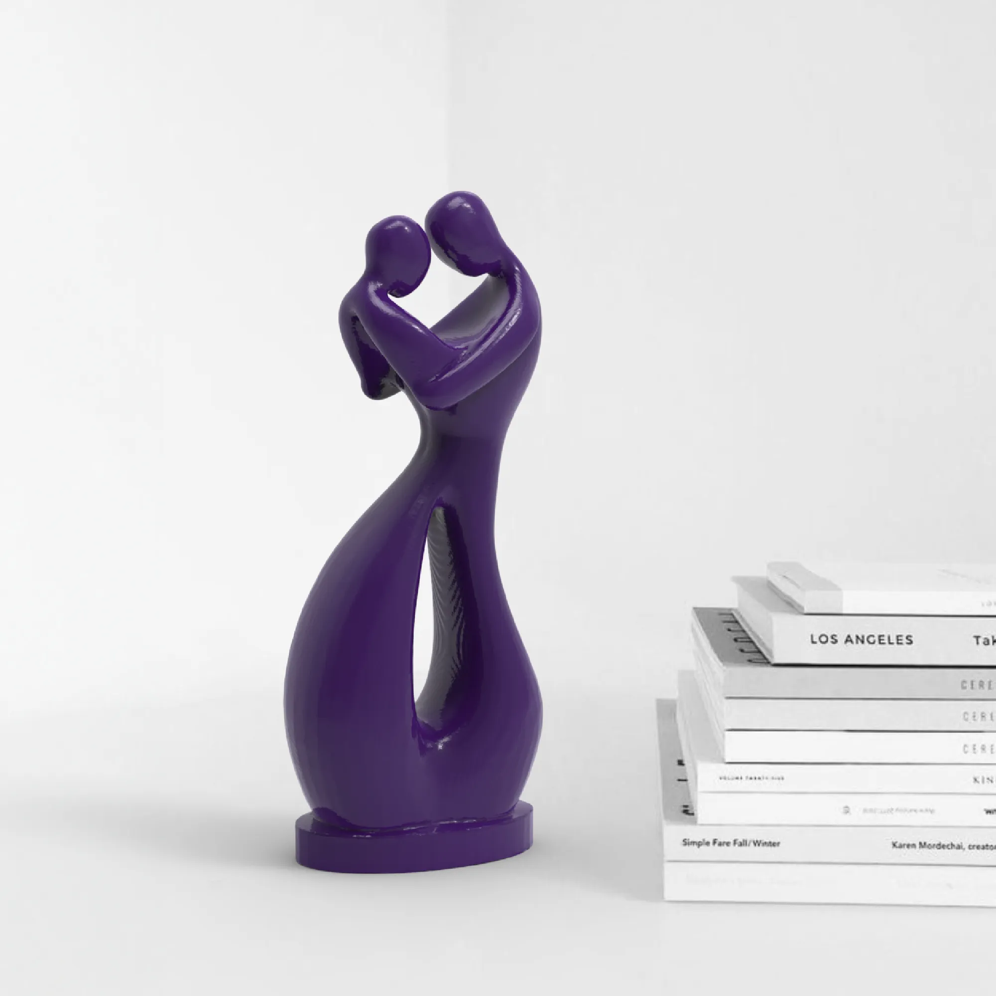 Valentine's Day Couple Statue, Romantic Modern Home Decor