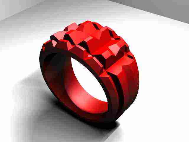 balaji ring 3D Print Model in Rings 3DExport