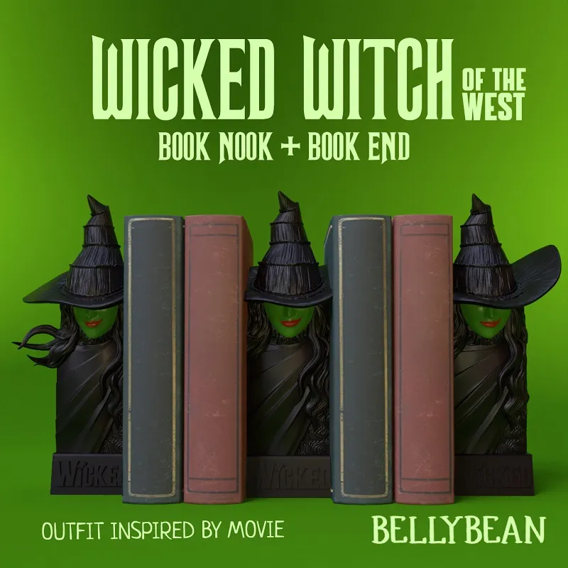 Wicked Witch of The West I Bookend + Booknook I Accessories