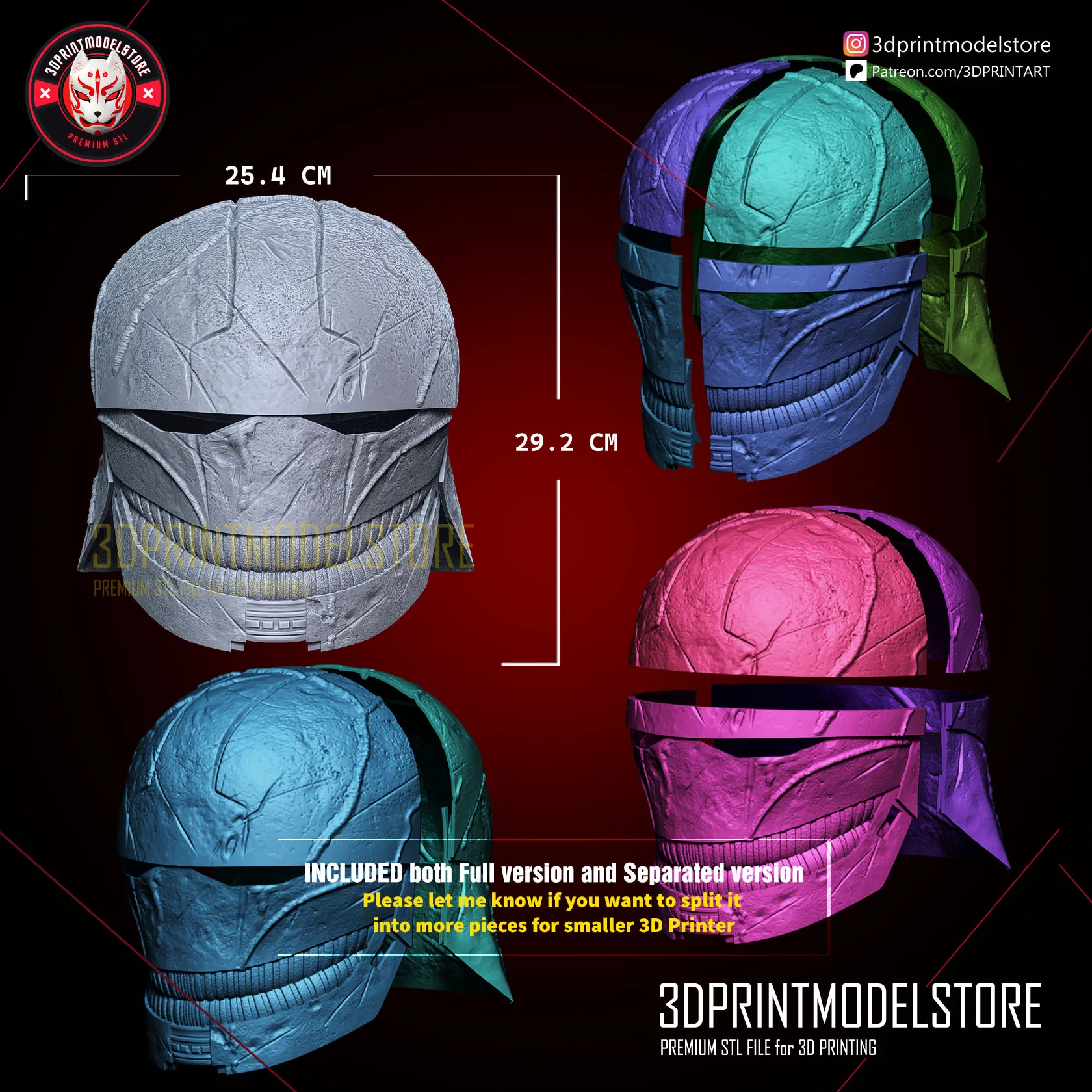 Casque du Seigneur Sith Acolyte Star Wars - Cosplay Props