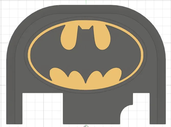 engraved batman backplate