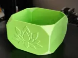 Macetero con loto - Jarrón 0009-1
