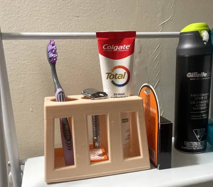 Toothbrush/paste Holder