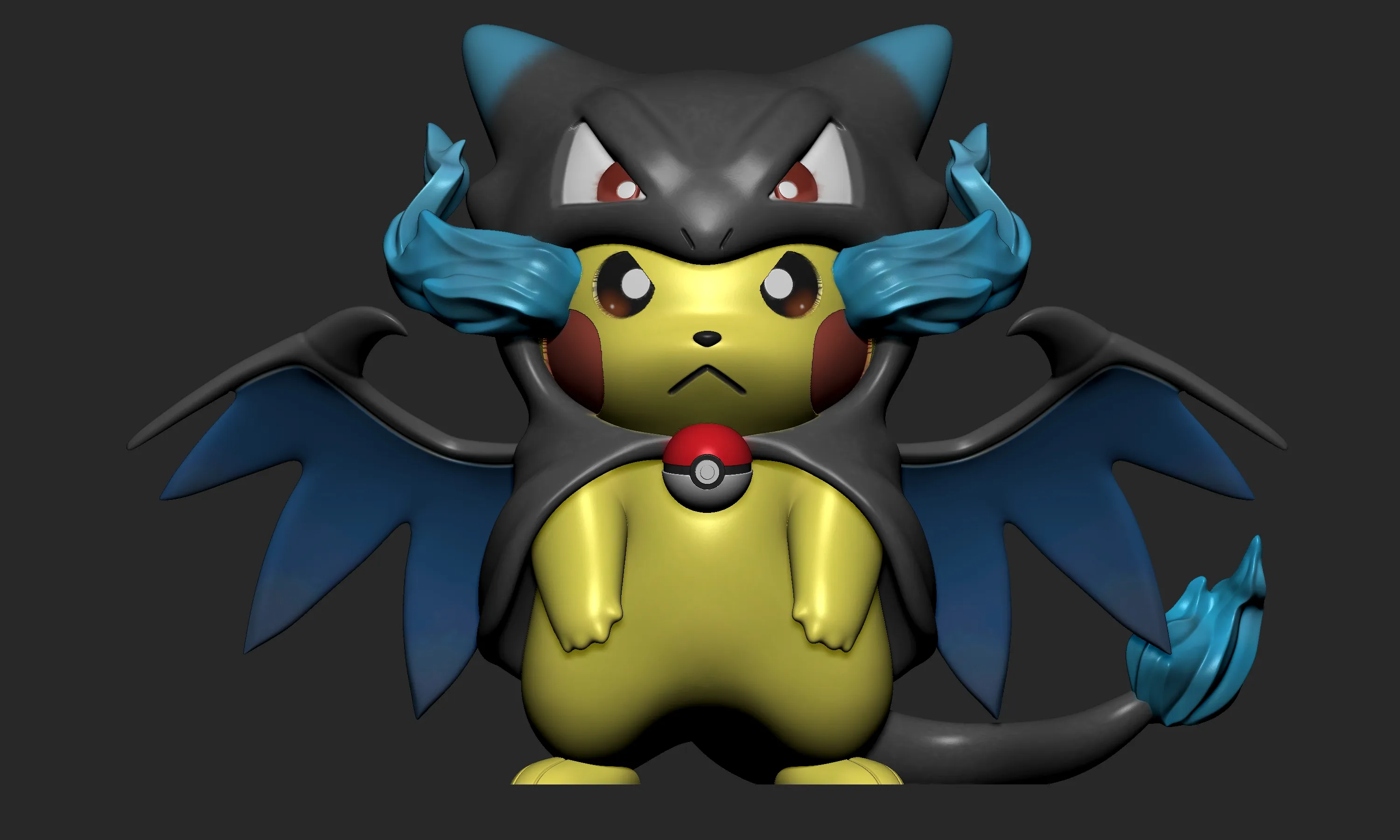 Pokemon - Pikachu Cosplay Charizard X