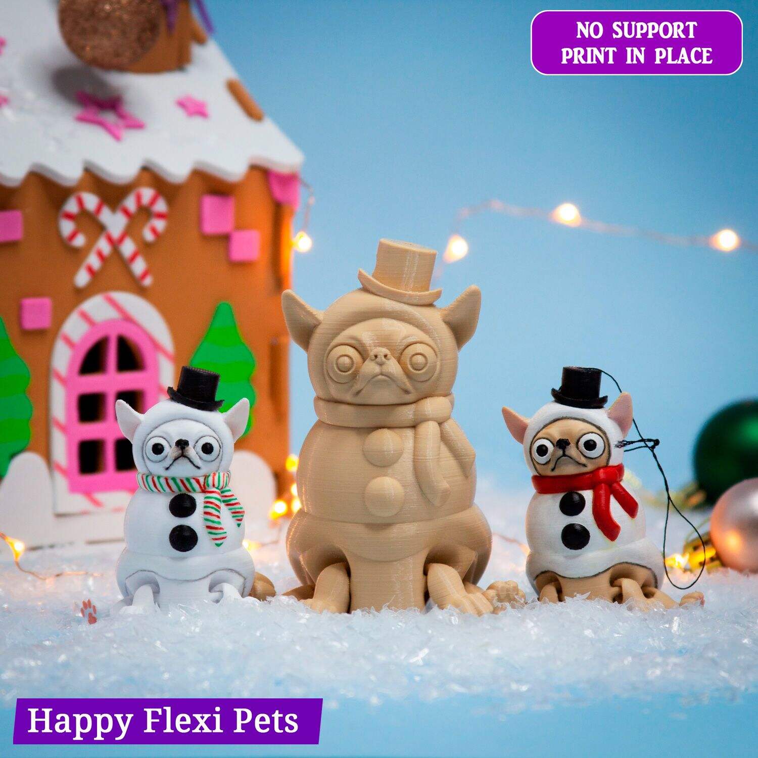 FREE MODEL - Chihuahua the Snowman - Christmas Collection