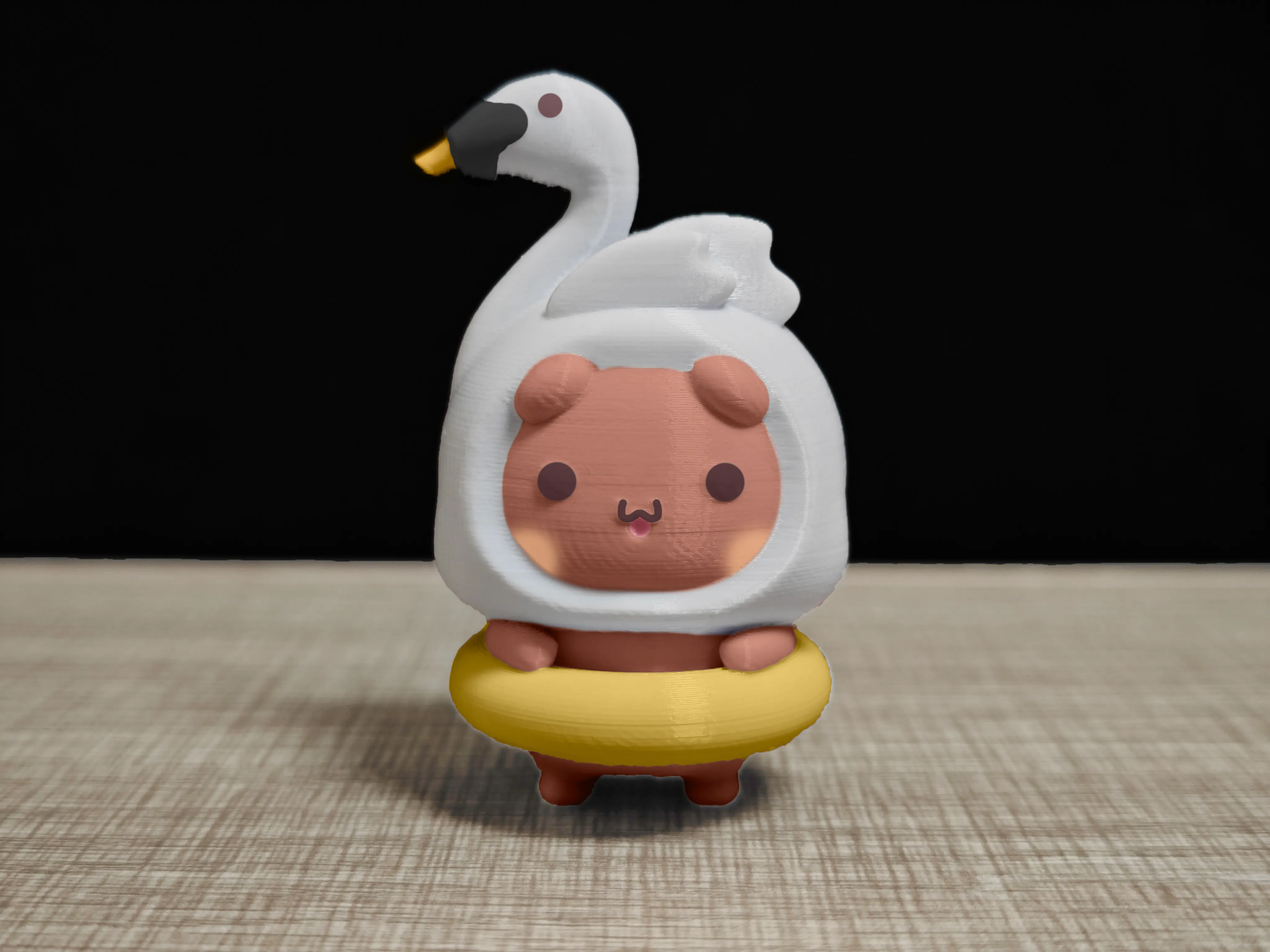 Couple Bear-swan_Swimming ring_bubu