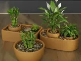 Modern Modular Planter and Zen Garden 3D STL Model-1