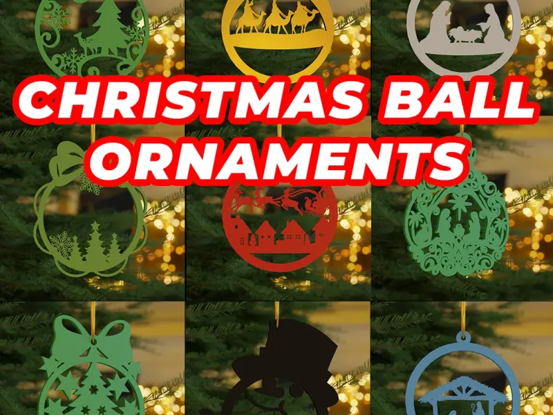 Enfeites de Bola de Natal