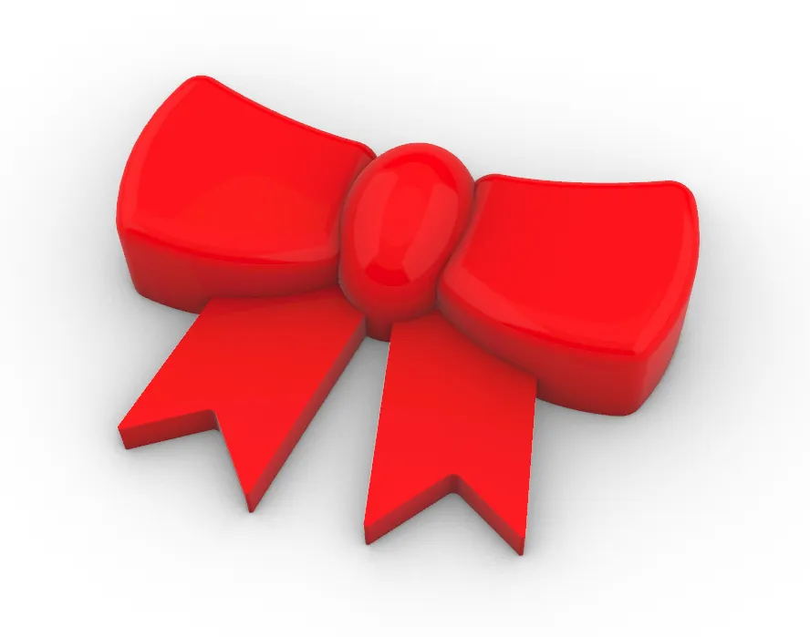 BIG RIBBON DECORATION GIFT BOX