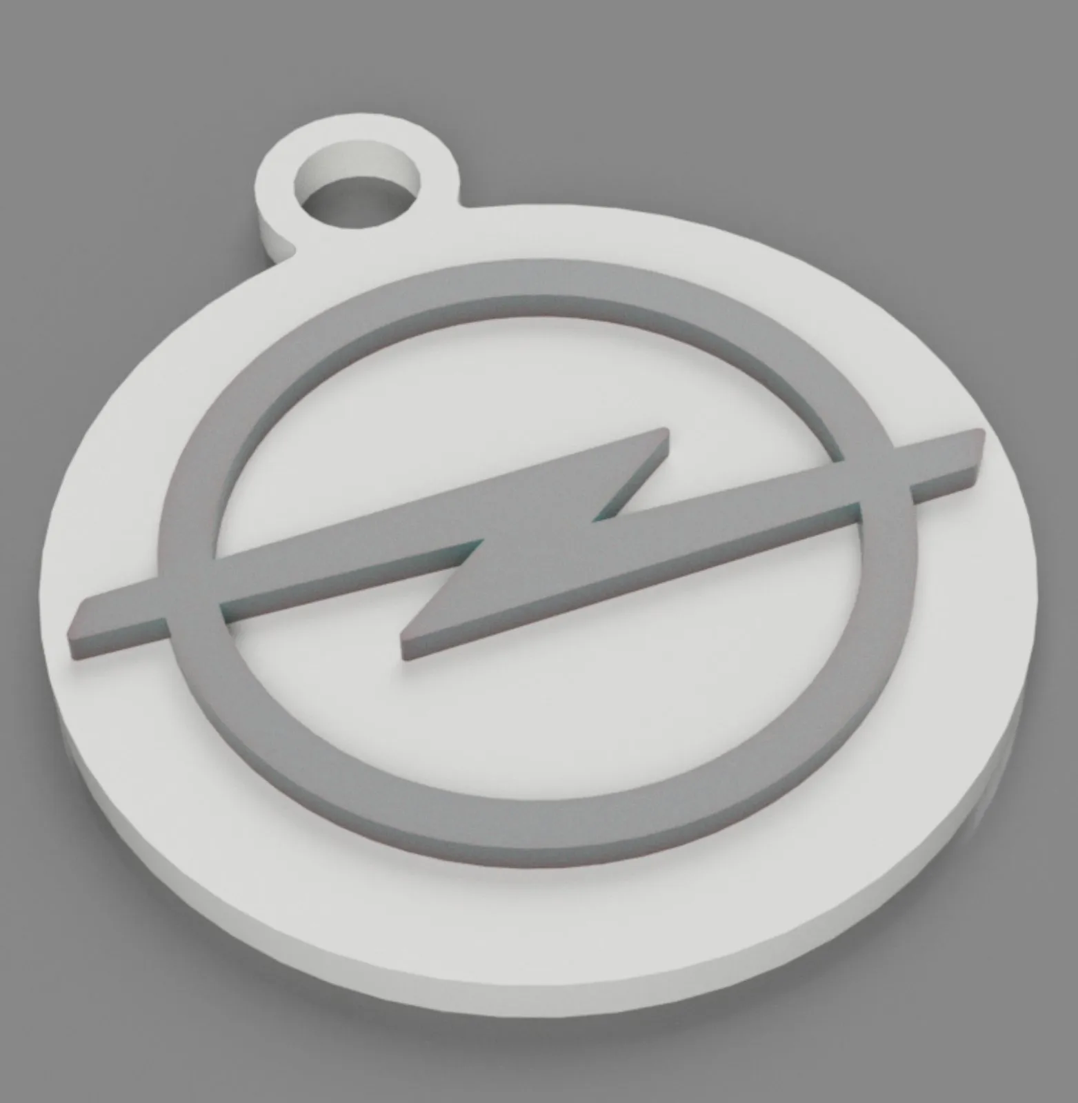 Opel Keychain with 3D Logo