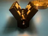 FlatPlane V8 Engine Model-4
