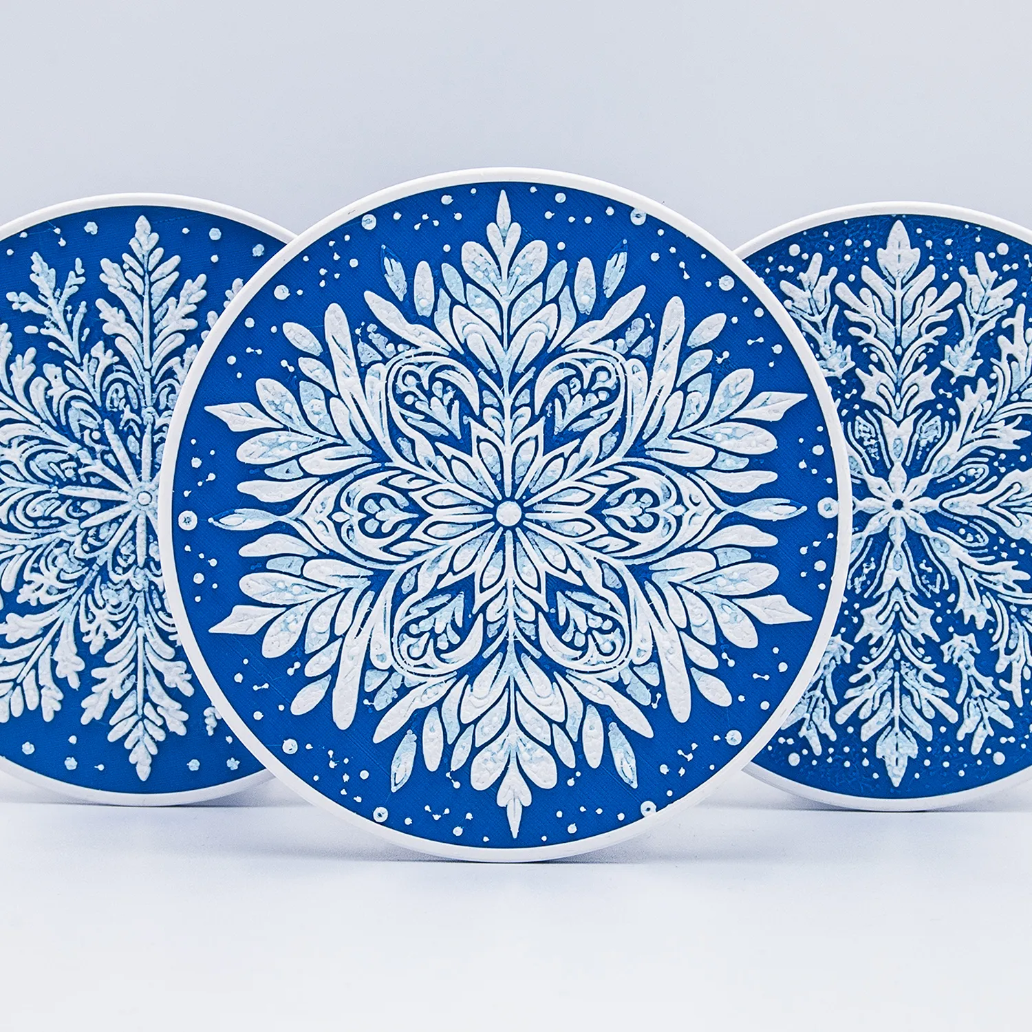 Snowflake Coasters