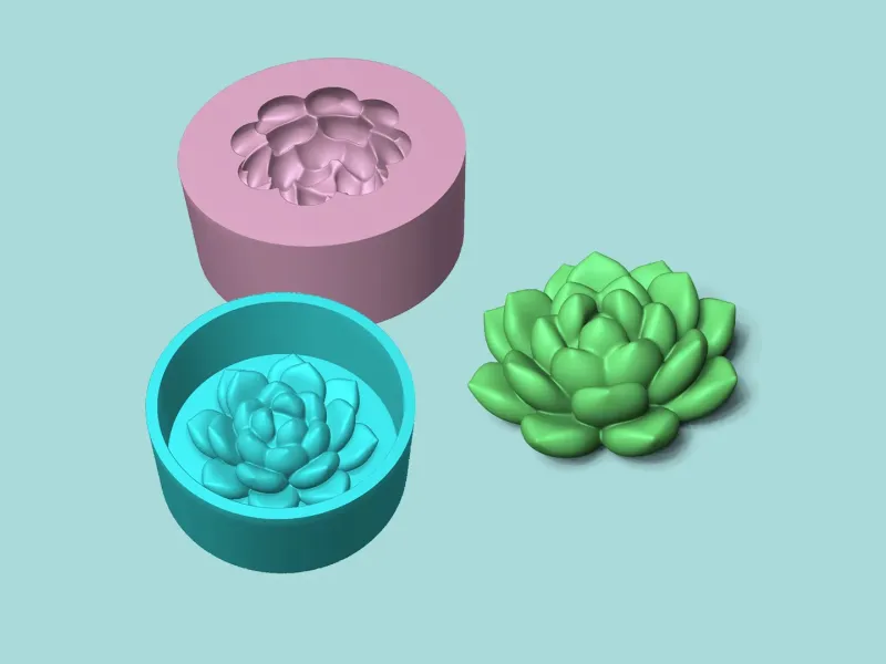 Cactus 10 - Silicon Mold Maker - Template Housing