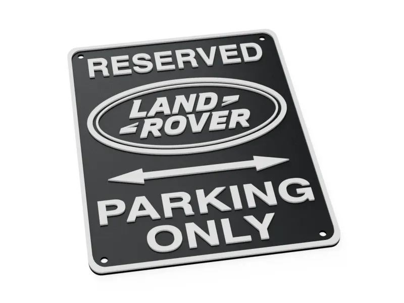 Easy Print Land Rover Defender Discovery Garage Parking Sign