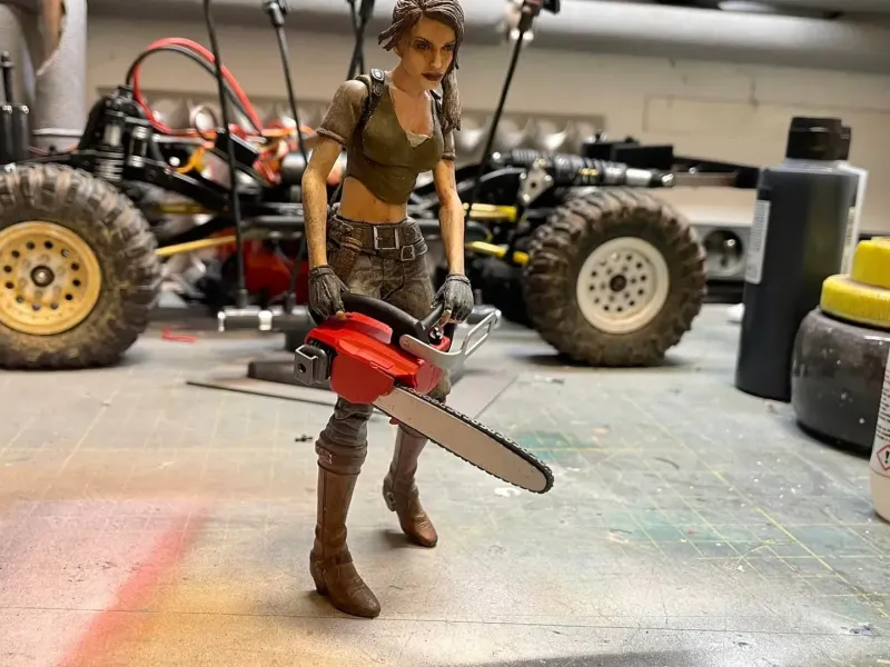 Modelo de motosserra 1/10 Homelite XL2