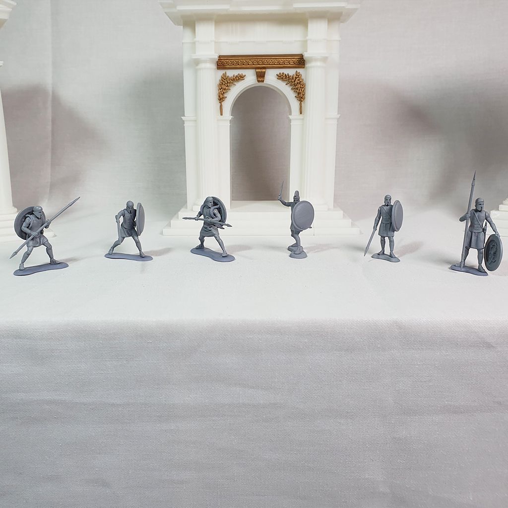 Spartan Vs Athenian Hoplite 2 Pack - 3D Print Resin Models
