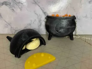 Cauldron Necklace with a Secret Compartment