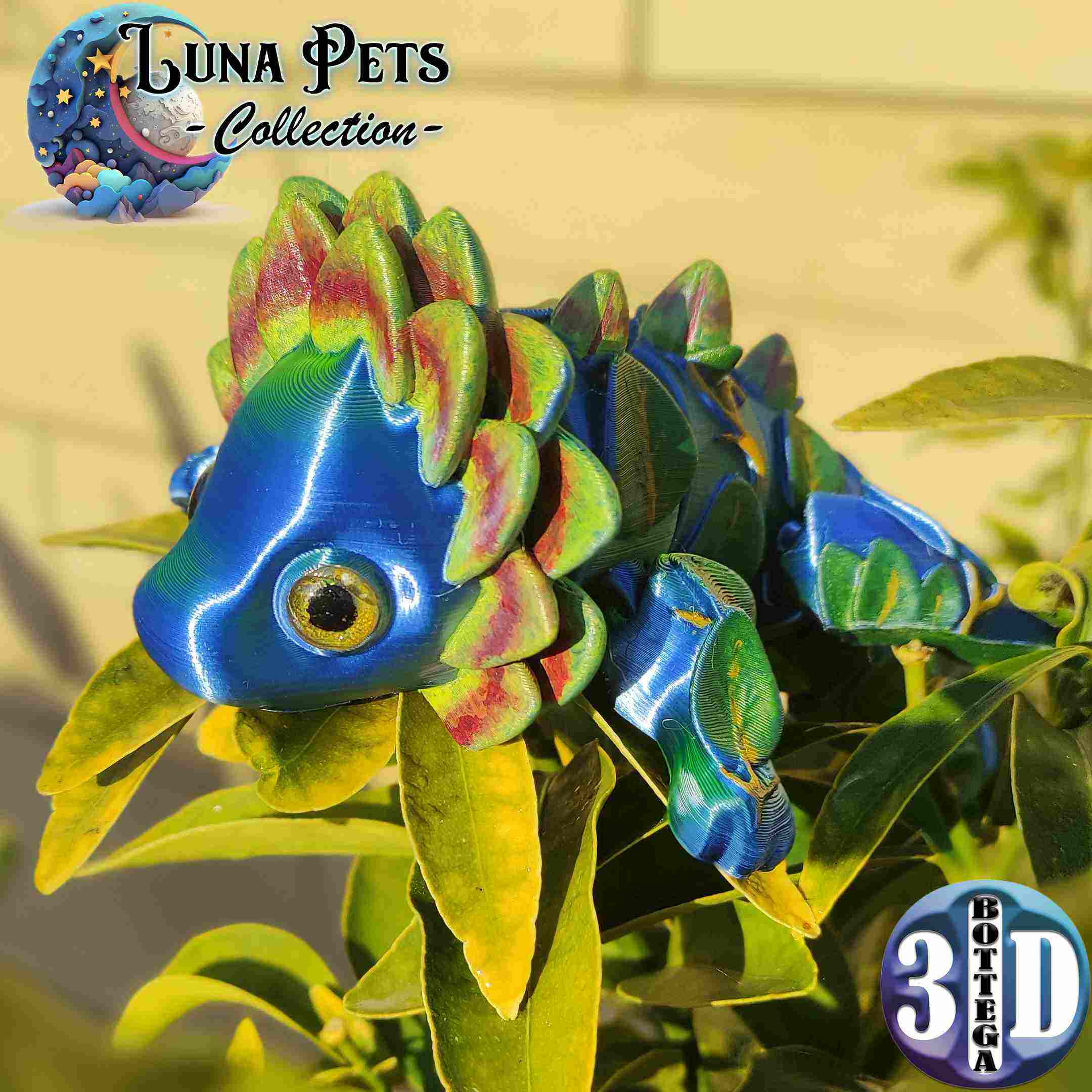 LUNA PETS COLLECTION - Sunflowern - articulated baby dragon-1