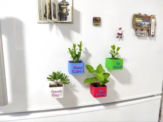 Fridge Magnets - Mini Flower Pots