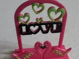 Valentine decor with stand - napkin holder-3