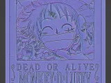 CARTEL DE SE BUSCA A LUFFY - ONE PIECE-4