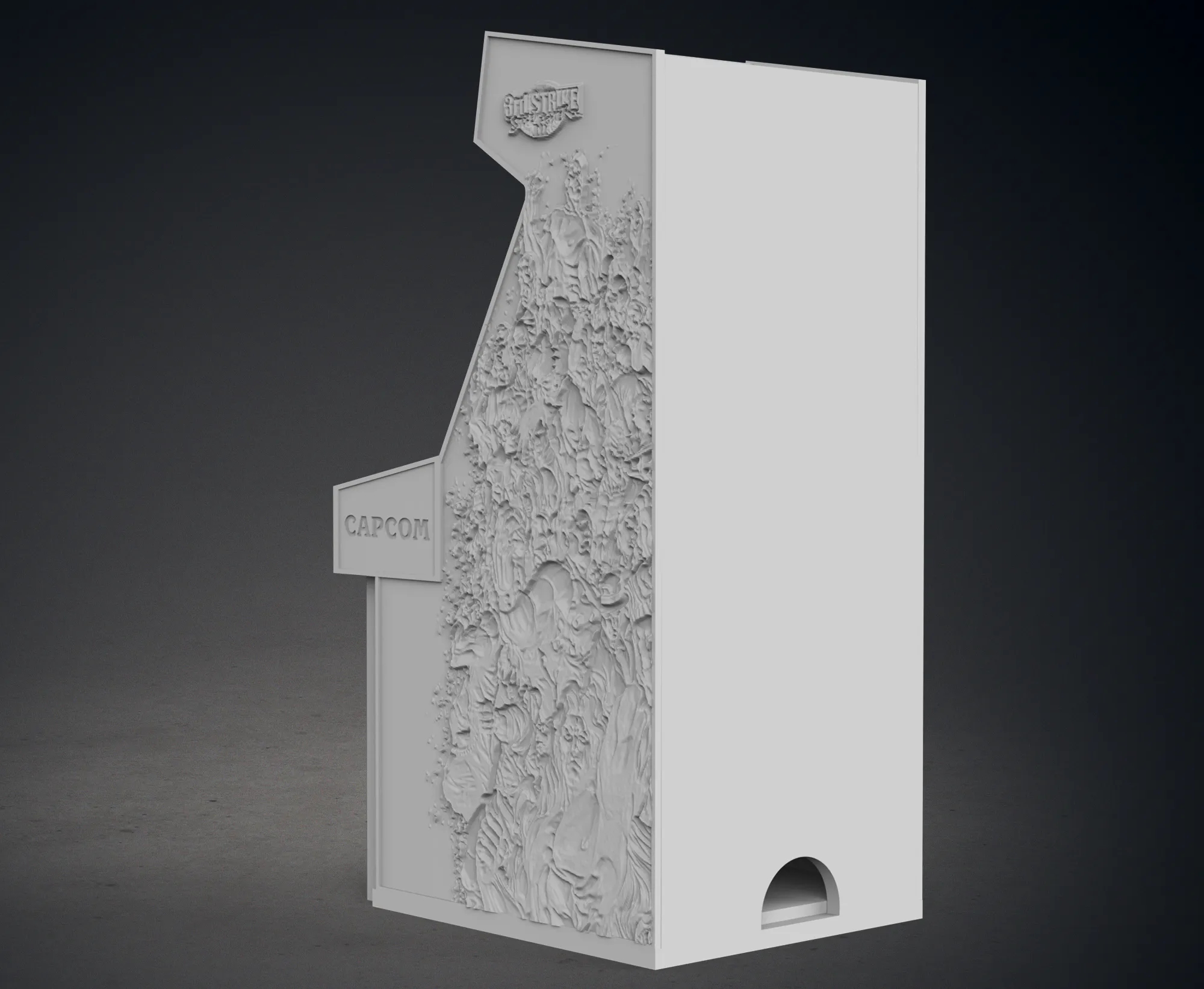 Street Fighter 3rd Strike Arcade Cabinet with Lithophane