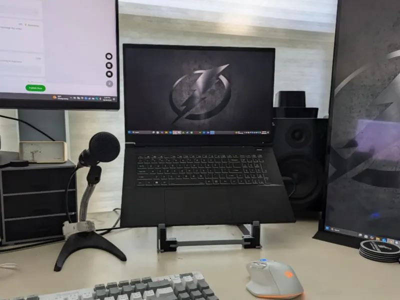 Laptop Riser with Height/Angle Adapters