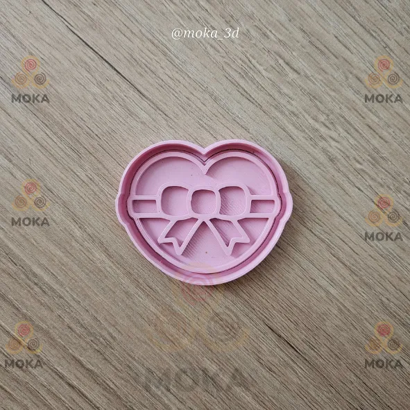 Cortador de galletas corazon San Valentin amor VI