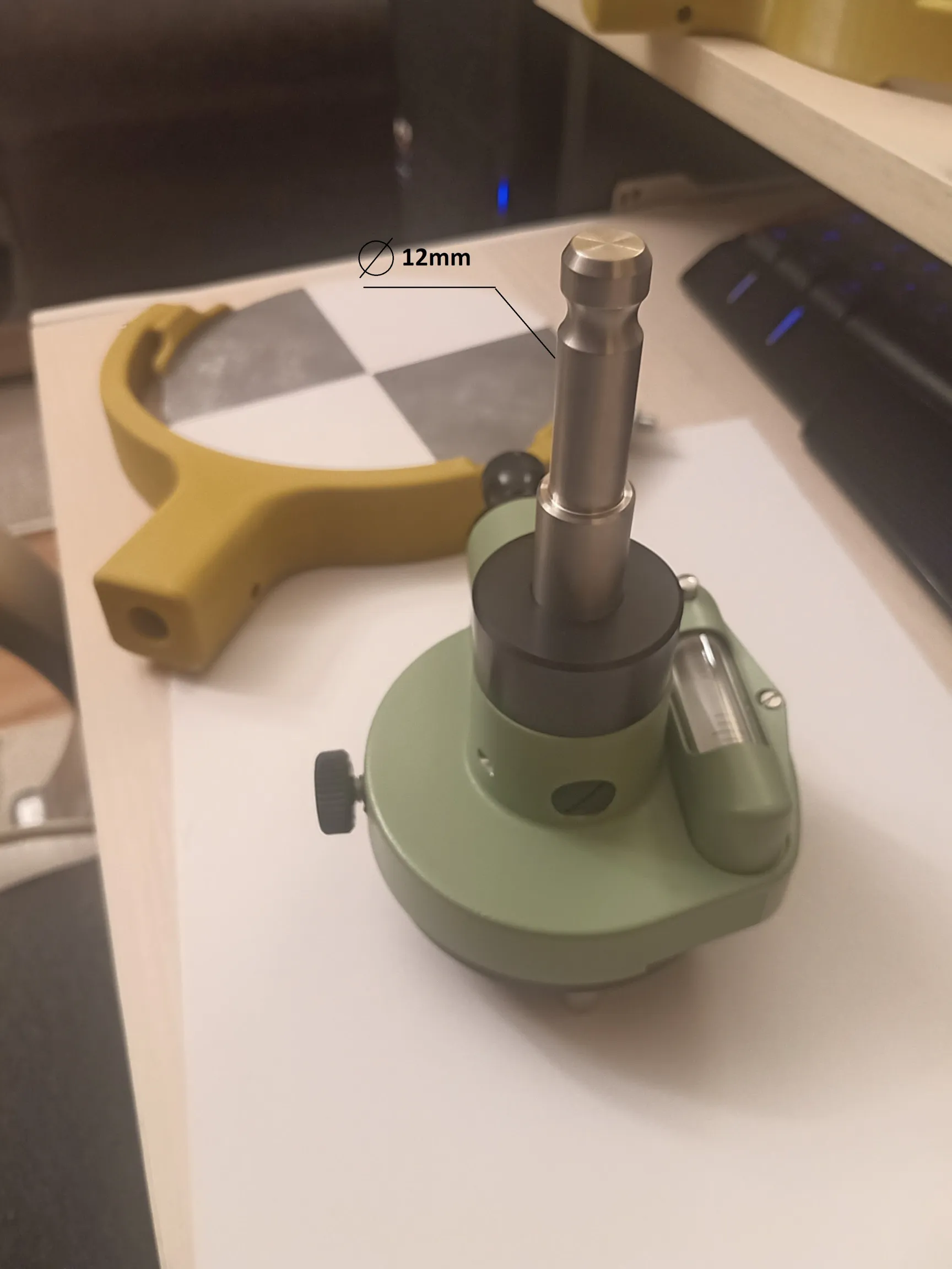 Survey 3D scanning target for prism holder 12mm (like leica)