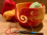 Yarn Bowl | Flower Pattern-1