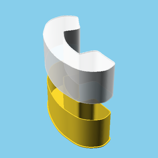 Phone Handset, nestable box (v1) 3D models download Creality Cloud