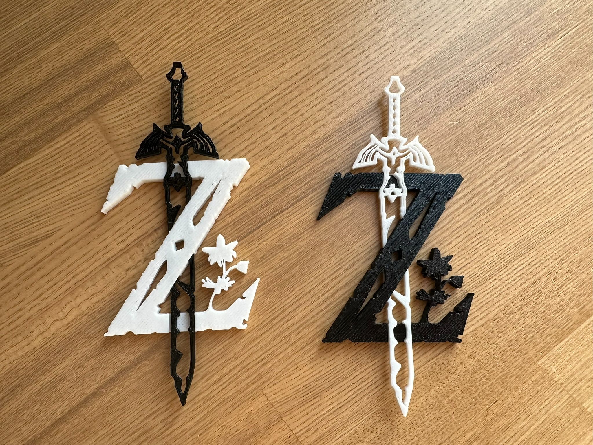 Zelda logo with master sword