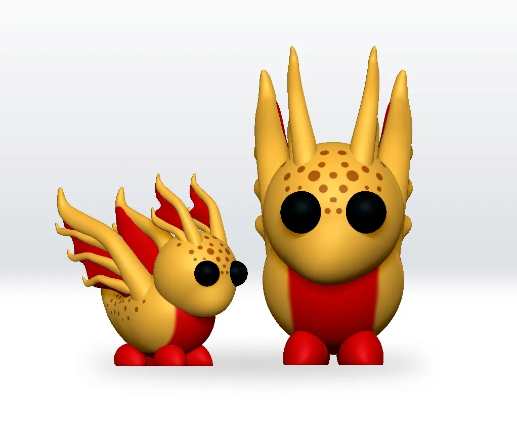 Sunglider Roblox Adopt Me Pet STL file 3D Model,3mf file