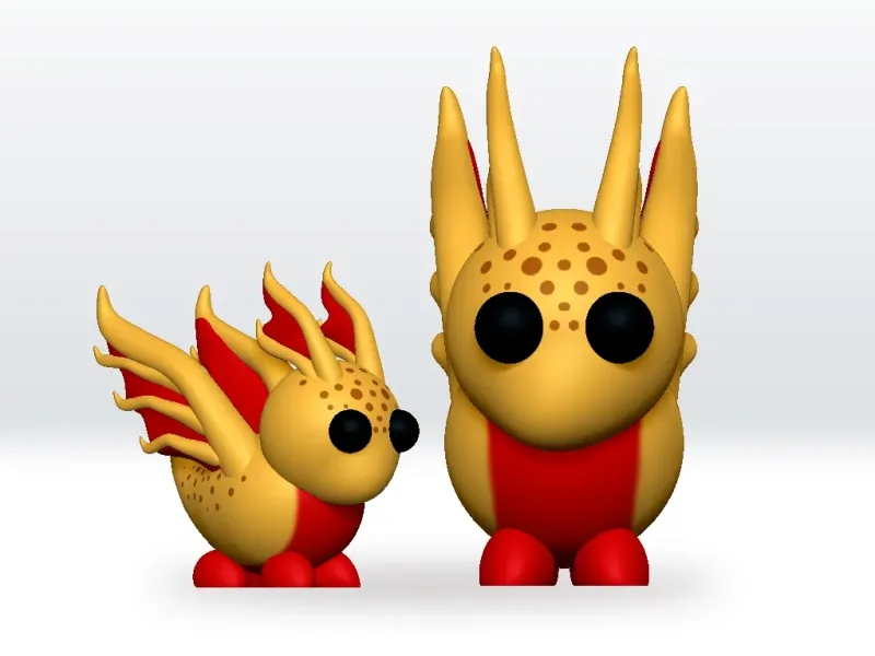 Sunglider Roblox Adopt Me Pet STL file 3D Model,3mf file