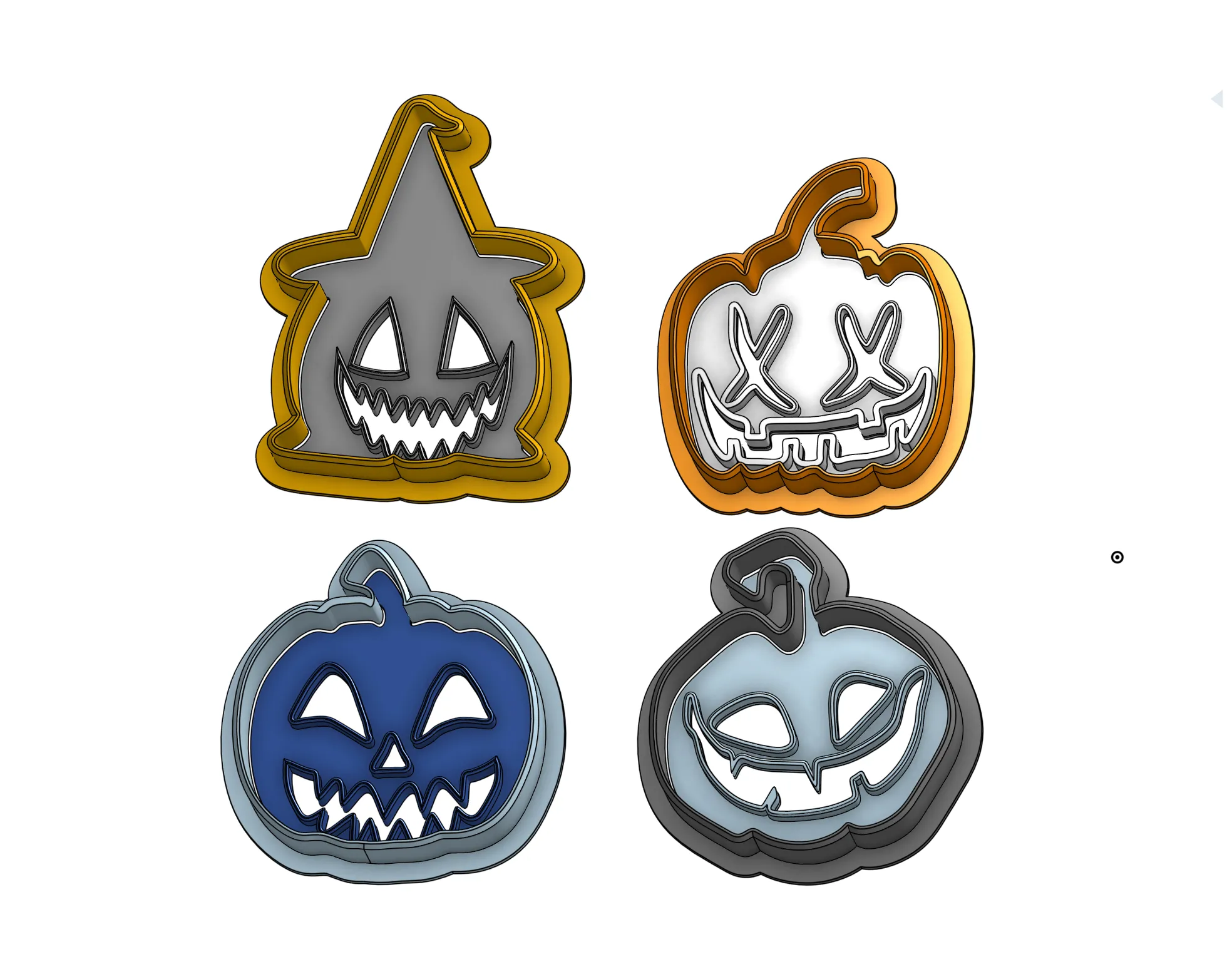Halloween cookie cutter and stamps set