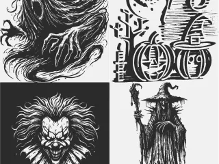 Halloween lamp and decoration package 10X ! DIY 2025