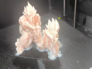 goku gohan kamehameha père et fils