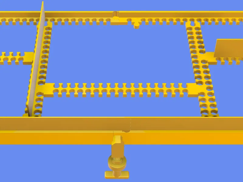 Desk/shelf/table organizer - adaptable with 18 dimensions