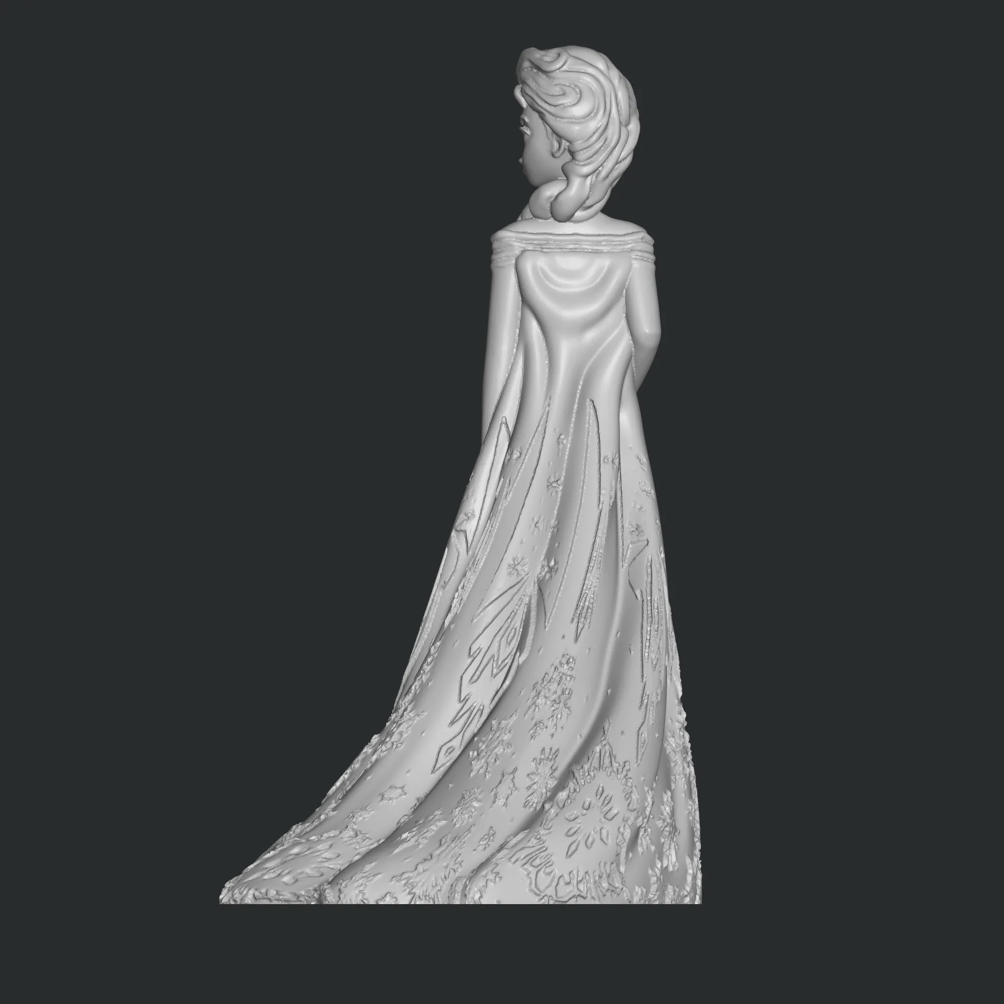 Elsa from Frozen stl file 3d printing, 3d print file