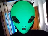Alien mask for Halloween, fun and wall art-3