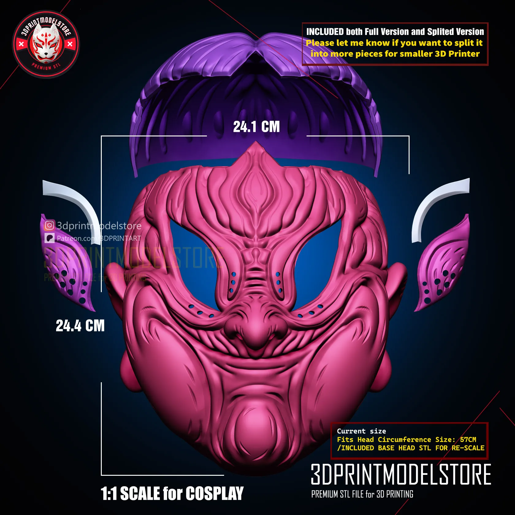 Dandadan Evil Eye Yokai Mask - Dan Da Dan Okarun Cosplay