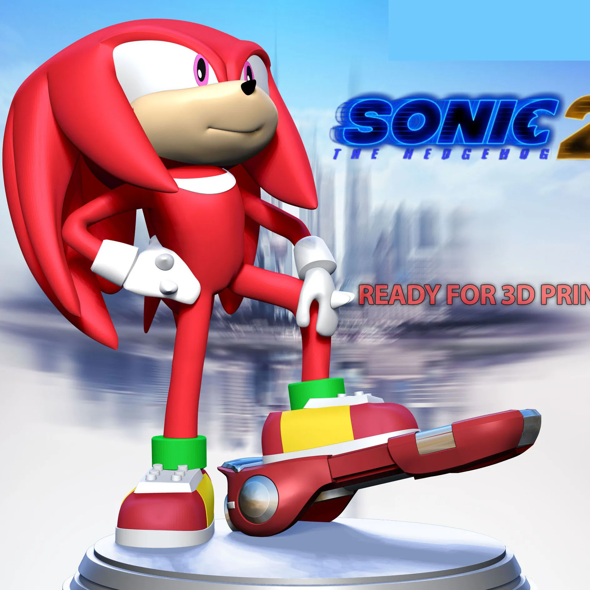 Knuckles - Sonic the Hedgehog 2 Fanart