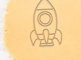 Rocket Cookie Cutter, Biscuit Cutter-0