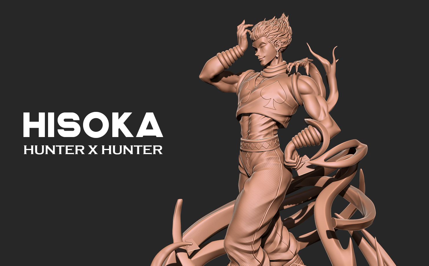 Hisoka Hunter X Hunter 3D print model | 3D модели скачать | Creality Cloud