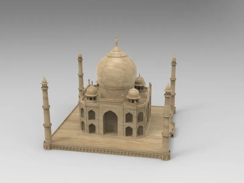 3D Taj Mahal